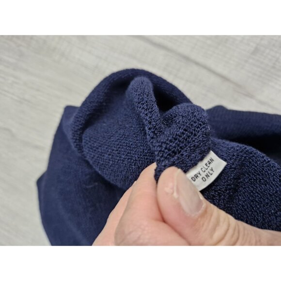 St. John Separates Knit Navy Blue Pencil Skirt Size 8, Made In USA - Picture 5 of 7